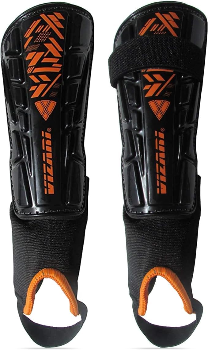VIZARI Malaga Soccer Shinguard | Durable Soccer Shin Guard with Tough Protection & Elastic Straps | Breathable, Moisture-Wicking Youth Soccer GearProduct - Image 1
